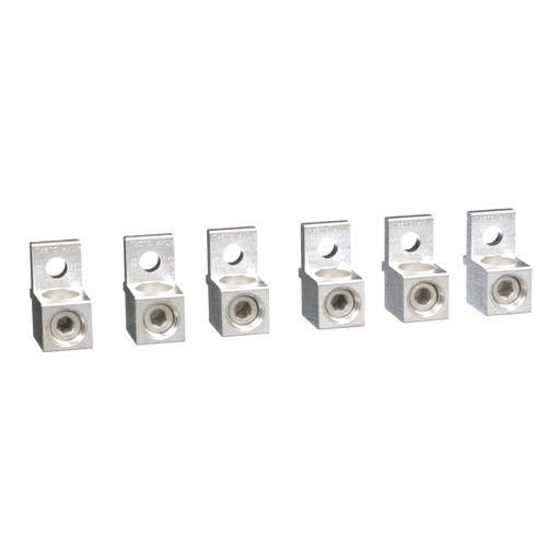 Product image for Square D DZ2FF6 14 to 2/0 AWG Copper/Aluminum Contactor Lug Kit