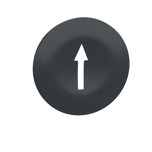 Mayer-DDS-Cap for multiple-headed push button, Harmony XB4, wireless, plastic, black, 22mm, white marked arrow-1