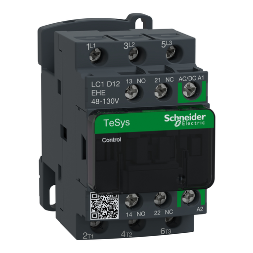 Product image for SQD LC1D12EHE IEC contactor, TeSys
