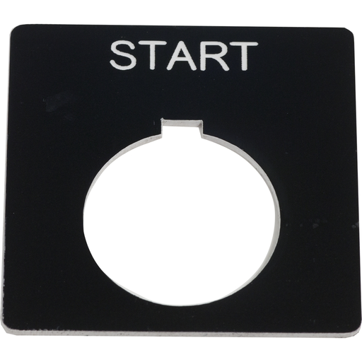 Mayer-DDS-Legend, Harmony 9001K, Harmony 9001SK, 30mm, plastic, black with white letters, 57mm square, marking START-1