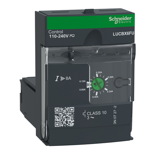 Product image for Square D LUCBX6FU Advanced Control Unit, CL10-3PH 0.15-0.6A