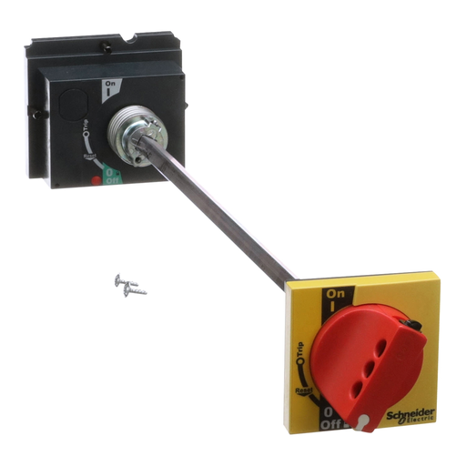 Product image for Square D S29340 Red Door Mounted Rotary Handle
