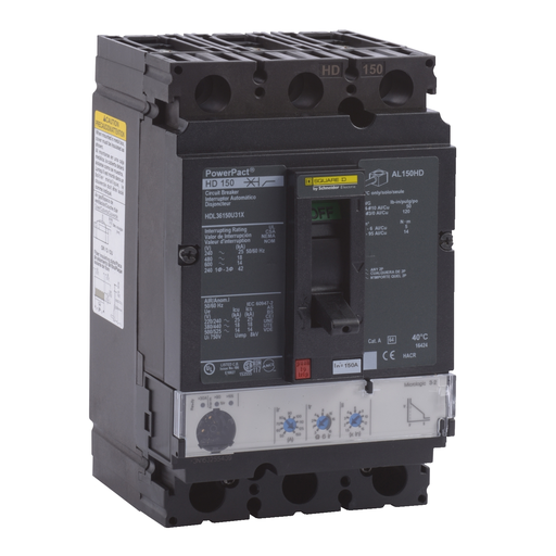 Product image for SQD HDL36150CU31X Circuit breaker,