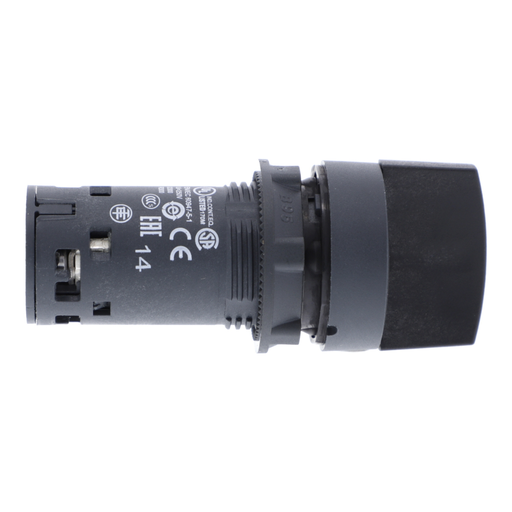 Mayer-DDS-Monolithic selector switch, Harmony XB7, plastic, black, 22mm, stay put, 2 positions, stay put, 1NO-2