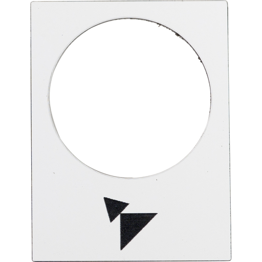 Mayer-DDS-Marked legend, Harmony XAC, legend, 30x40mm, white, forward, slow, fast-1
