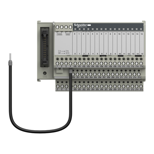 Mayer-DDS-passive connection sub-base ABE7 - 16 inputs or outputs - Led-2