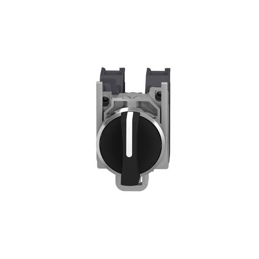 Mayer-DDS-Selector switch, Harmony XB4 - ATEX D, metal, 22mm, 3 positions, black standard handle, stay put, screw clamp terminals, 2NO-2