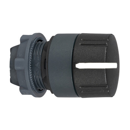 Mayer-DDS-Head for selector switch, Harmony XB5, black knurled knob, 22mm, 2 positions, stay put-1