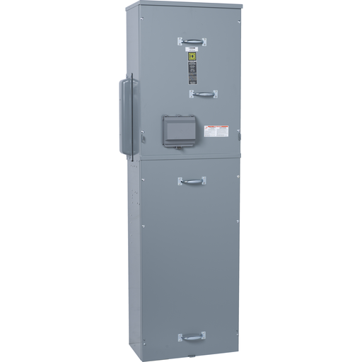 Mayer-DDS-Main circuit breaker unit, EZ Meter-Pak, 200A, 120/240VAC, 1ph/3W, 400A bus, 100kA, UG, Type 3R-1