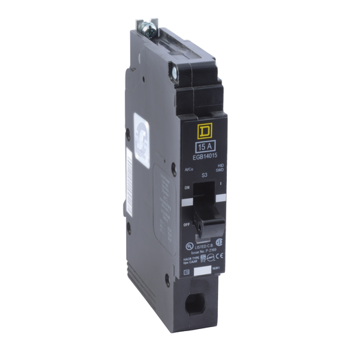 Mayer-DDS-Mini circuit breaker, E-Frame, 25A, 1 pole, 277VAC, 100kA max, bolt on [TAA]-1