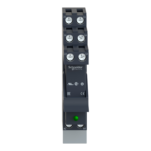 Mayer-DDS-interface plug in relay, Harmony Electromechanical Relays, pre assembled, 16A, 1CO, with LED, 24V DC-2