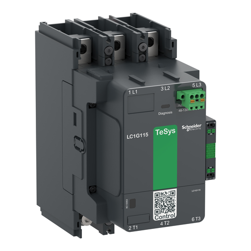 Product image for SQUARED LC1G225EHEN Contactor, high