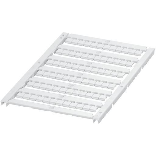 Mayer-DDS-Marking card, Linergy TR, flat, 5mm, unprinted with 6 strips, 72 characters, White, set of 10-1
