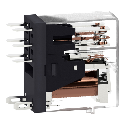 Mayer-DDS-interface plug in relay, Harmony Electromechanical Relays, 5A, 2CO, clear cover, 230V AC-2