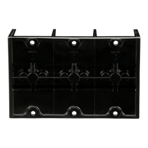 Mayer-DDS-Power distribution block, Linergy, 3 pole, 2 line, 12 load,760A Cu, 600V-2