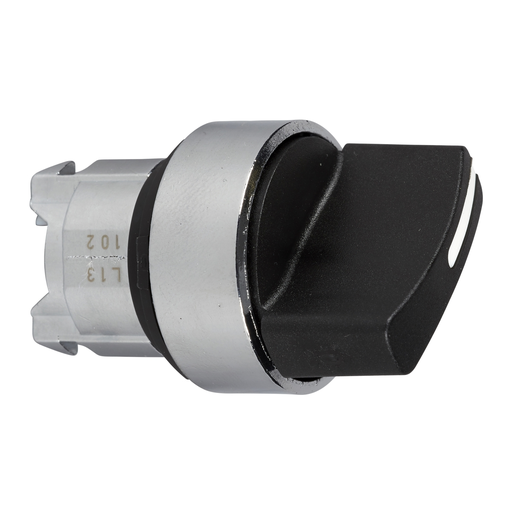 Mayer-DDS-Head for selector switch, Harmony XB4, black handle, 22mm, 3 positions, stay put, set of 100-1