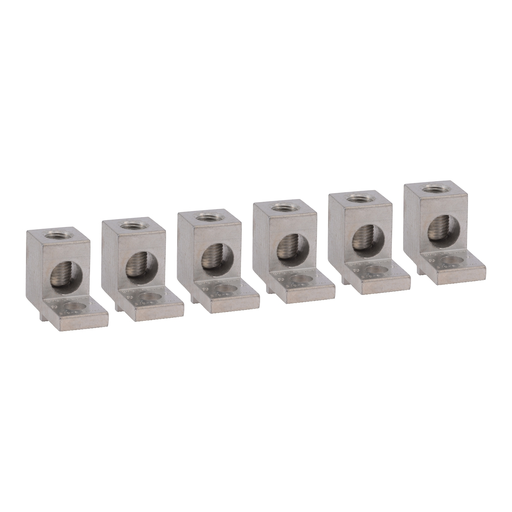 Product image for Square D DZ2FG6 6 to 3/0 AWG Copper/Aluminum Contactor Lug Kit