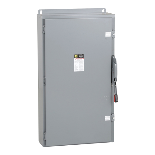 Product image for Square D HU366AWK 600 VAC 600 Amp 3-Pole Non-Fusible Heavy Duty Safety Switch
