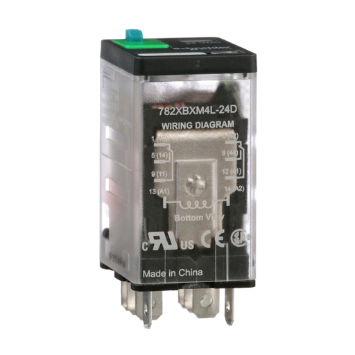 Product image for SQD 782XBXM4L-24D Power Relay, Gene