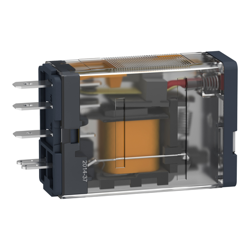 Mayer-DDS-plug-in relay, Harmony electromechanical relays, 15A, 1CO, with LED, lockable test button, 230V AC-2