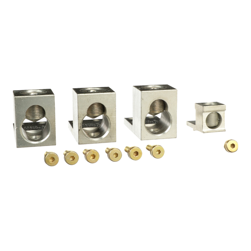 Square D NF250SFL 1/0 AWG to 350 MCM Copper/Aluminum Panelboard Sub-Feed Lug Kit Product image for Square D NF250SFL 1/0 AWG to 350 MCM Copper/Aluminum Panelboard Sub-Feed Lug Kit