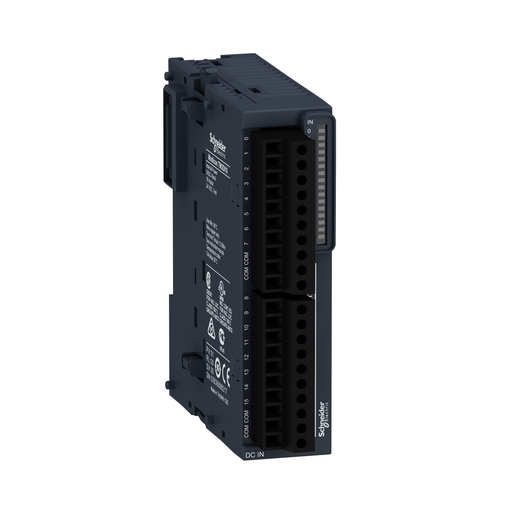 Mayer-DDS-discrete input module, Modicon TM3, 16 inputs, screw, 24V DC-1