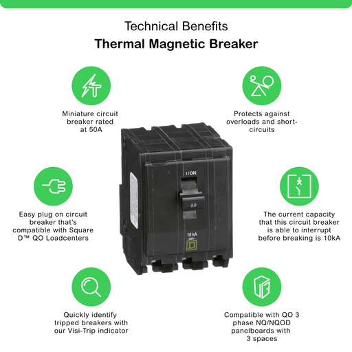 Mayer-DDS-Mini circuit breaker, QO, 50A, 3 pole, 120/240VAC, 10kA, plug in-2