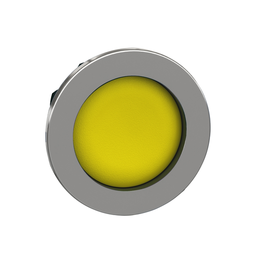 Mayer-DDS-Head for non illuminated push button, Harmony XB4, flush mounted yellow pushbutton recessed-1