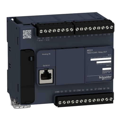 Mayer-DDS-logic controller, Modicon M221, 24 IO, relay-1