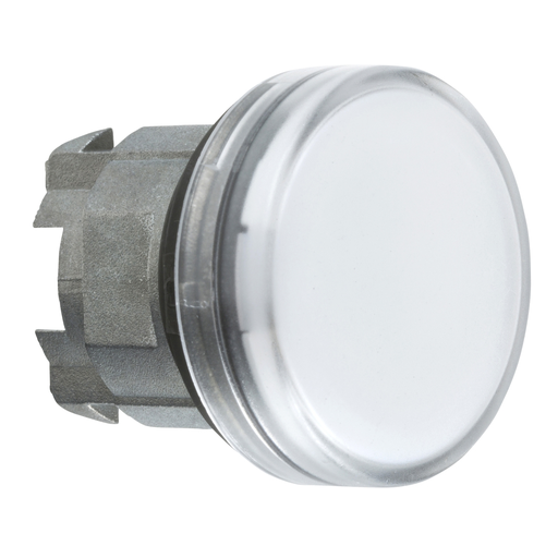 Mayer-DDS-Head for pilot light, Harmony XB4, white Ø22 mm grooved lens BA9s bulb-1