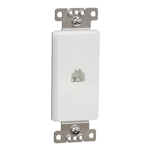 Product image for SQD SQR87T01WH Telephone socket, X