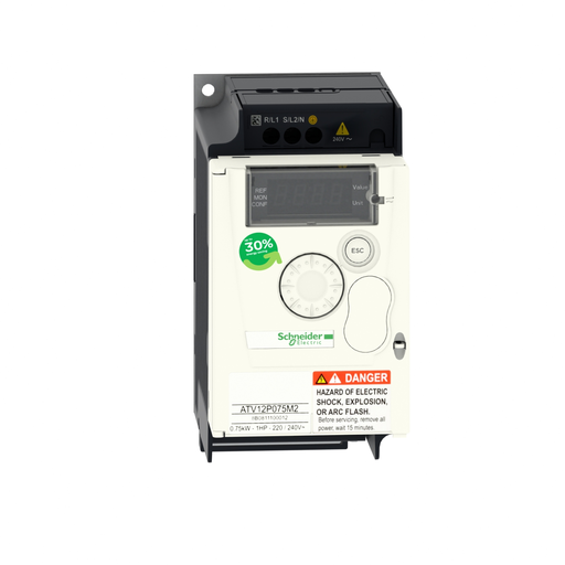 Mayer-DDS-variable speed drive, Altivar 12, 0.75kW, 1hp, 200 to 240V, 1 phase, on base plate-2