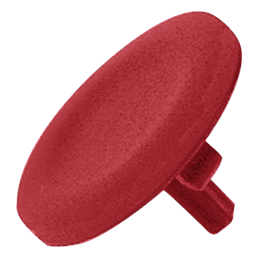 Mayer-DDS-red cap unmarked for circular projecting pushbutton 22mm-1