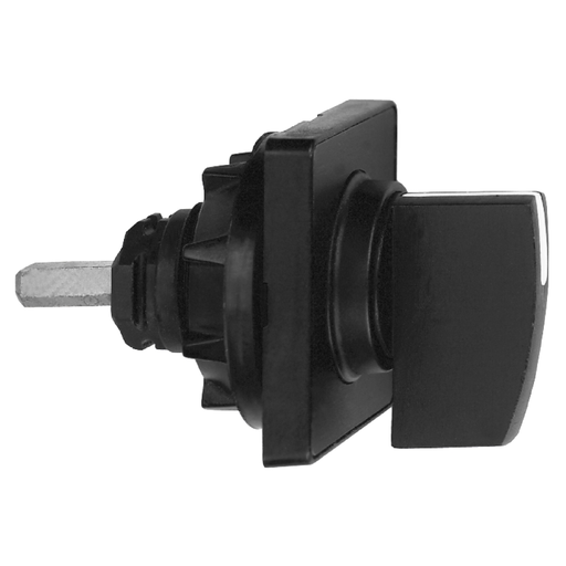 Mayer-DDS-Cam switch operating head, Harmony K, 22mm, plastic, circular 38mm, matt black, black handle-1