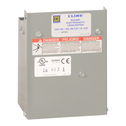 Mayer-DDS-End Closure, I-Line Busway, max 225A rated, end caps [TAA]-1