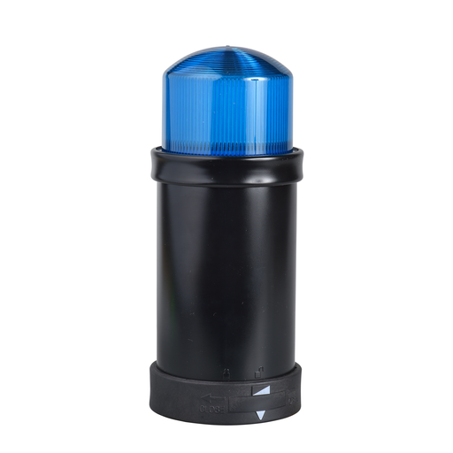 Mayer-DDS-Indicator bank, Harmony XVB, illuminated unit, plastic, blue, 70mm, integral flash discharge tube, 10joule, 120V AC-1