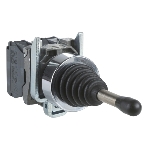 Product image for Square D XD4PA12 240 VAC 15 Amp Chrome Plated Metal Screw Clamp Terminal Joystick Controller