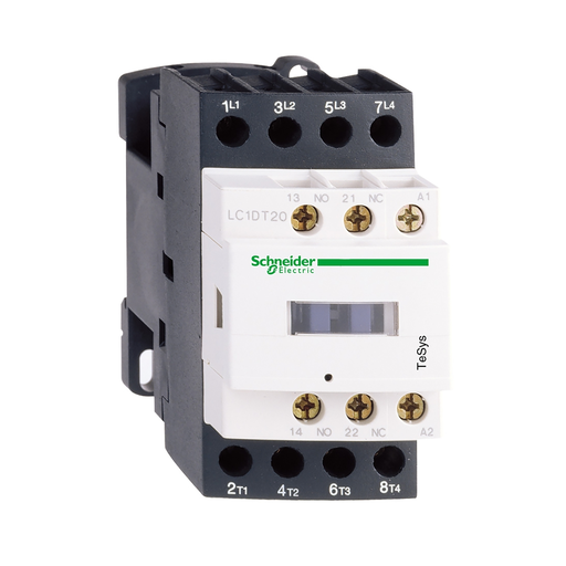 Mayer-DDS-IEC contactor, TeSys D, nonreversing, 20A resistive, 4 pole, 4 NO, low consumption 48VDC coil, open style-1