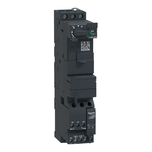 Product image for Square D LU2B12FU 200 to 600 VAC 12 Amp 3-Phase Screw Terminal Full Voltage Reversing Motor Starter Power Base