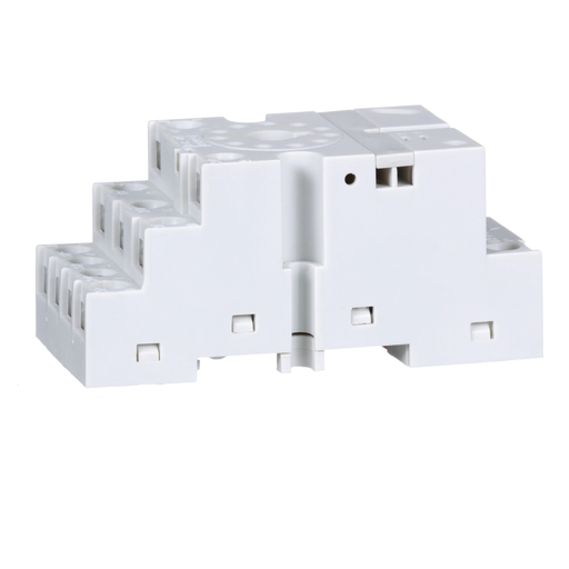Product image for Square D 8501NR62 300 VAC 10 Amp Din Rail/Direct Panel Mount Double Tier Relay Socket