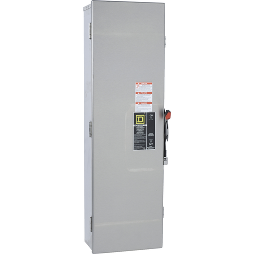 Product image for Square D LA400DS 13.75 x 7.25 x 42.25 Inch NEMA 4/4X/5 Surface Mount Circuit Breaker Enclosure