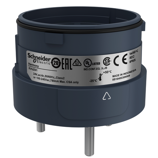 Mayer-DDS-Fixing unit for modular tower lights, Harmony XVU, black, 60mm, 3 pins direct mounting-1