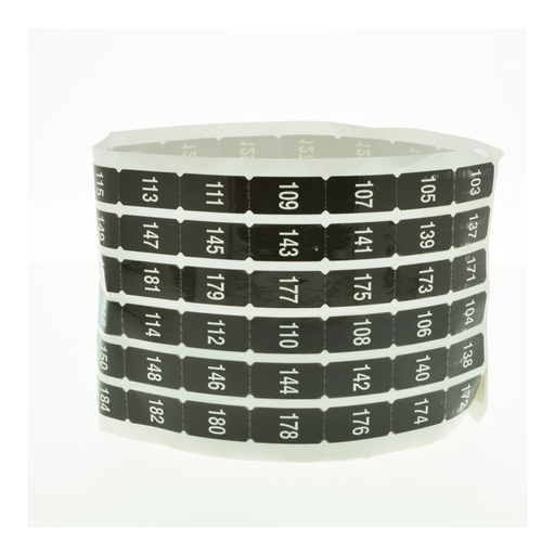 Mayer-DDS-Panelboard accessory, NF, number strip, odd/even, 103 to 204-2