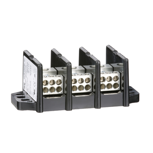 Product image for Square D 9080LBA362106 600 Volt 175 Amp Power Distribution Block