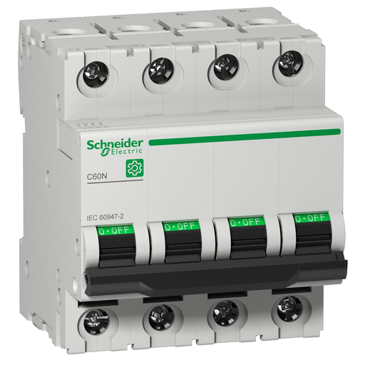 Mayer-DDS-Miniature circuit breaker (MCB), Multi9 C60N, 4P, 16A, D curve, 10kA (IEC/EN 60947-2)-1