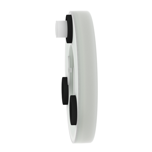 Mayer-DDS-Illuminated unmarked legend ring, Harmony XB5, 60mm, plastic, yellow, red fixed integral LED, 110...120V AC-2