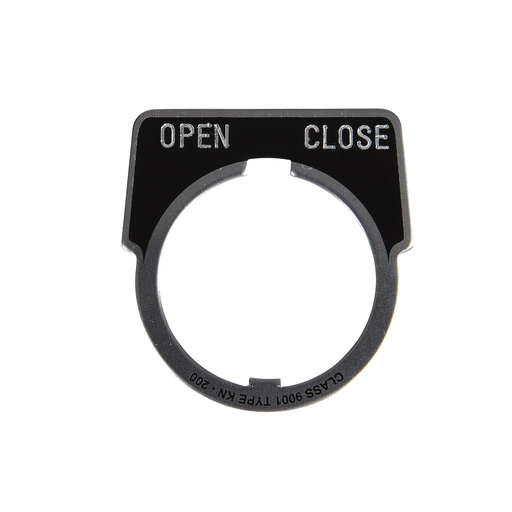 Product image for Square D 9001KN246 Type K 30 mm Push Button Legend Plate