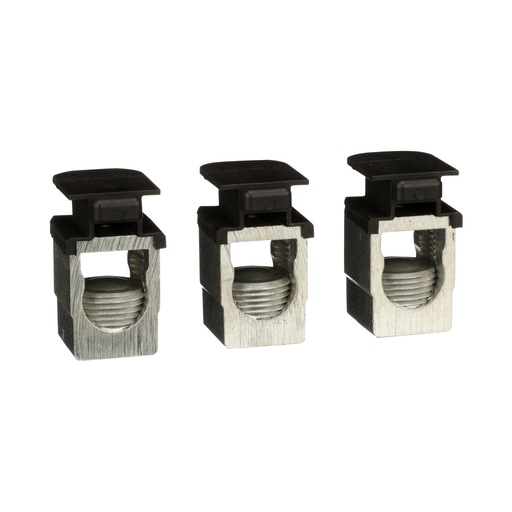 Product image for Square D AL175JD 4 to 4/0 AWG Copper/Aluminum Circuit Breaker Mechanical Lug Kit