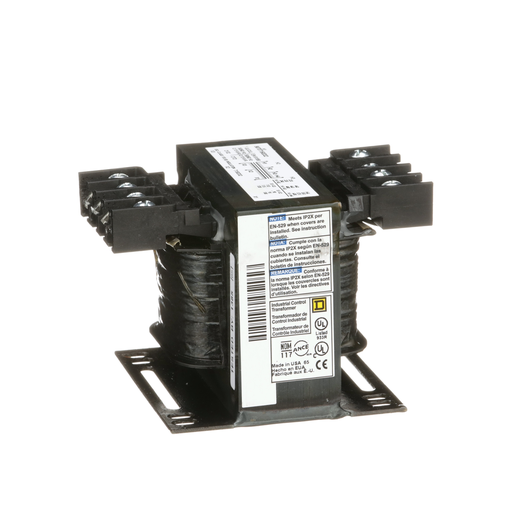 Product image for Square D 9070T150D32 150 VA 240/480/600 VAC Primary 120 VAC Secondary 1-Phase Control Transformer