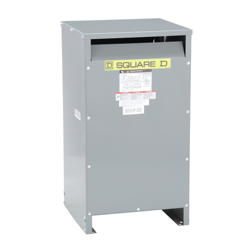 Product image for Square D EE50S3H 50 kVa 240 x 480 VAC Primary 120/240 VAC Secondary Energy Efficient Transformer